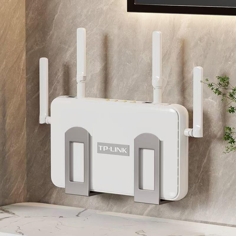 Home Cinema In - กล่องเก็บเราเตอร์ติดผนัง 2 ชิ้น ชุดขายึดอุปกรณ์ Wifi ชั้นวางกล่องรับสัญญาณ
