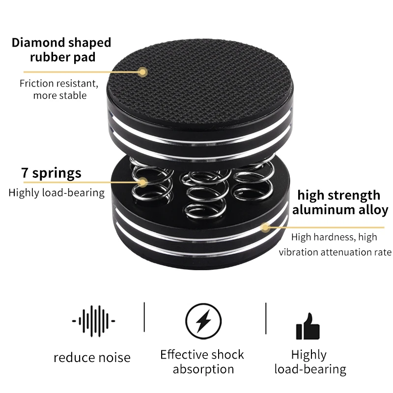 4 PCS อลูมิเนียมอัลลอยด์ Shock - Home Cinema Hifi บทวิจารณ์และราคา