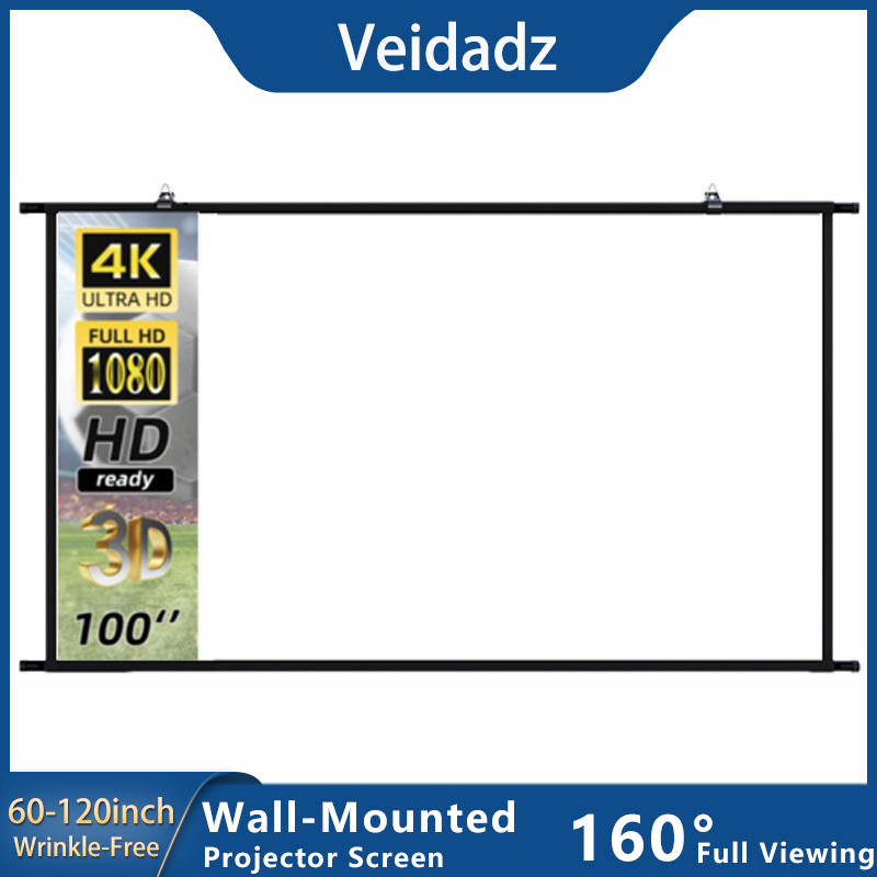 VEIDADZ จอโปรเจคเตอร์ติดผนัง 6 - Home Cinema Projector Screen บทวิจารณ์และราคา