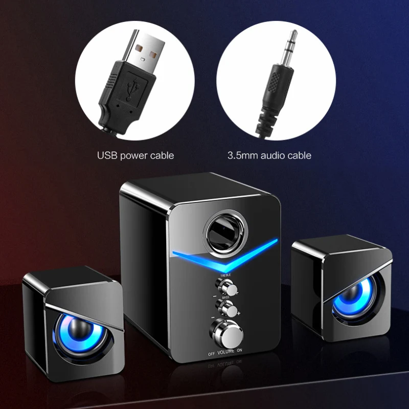 สีดําอัพเกรดบลูทูธแบบมีสาย Dua - Home Cinema Subwoofer บทวิจารณ์และราคา