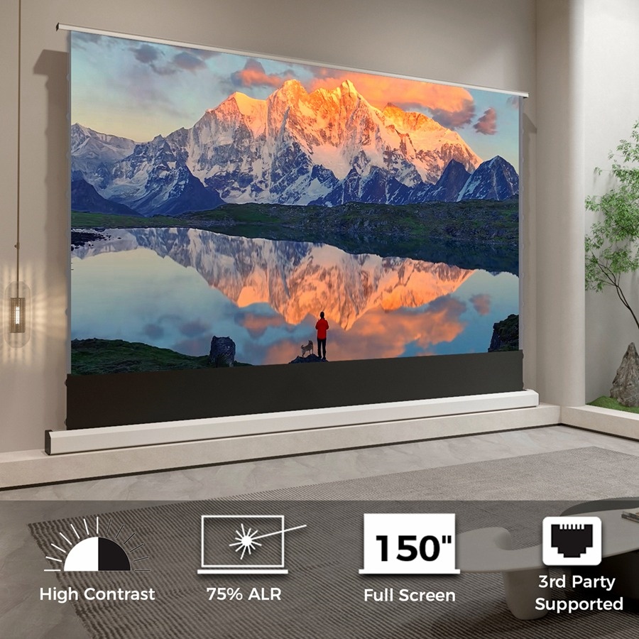 100 ''120'' 150 ''8K ความคมชัด - Home Cinema Projector Screen บทวิจารณ์และราคา