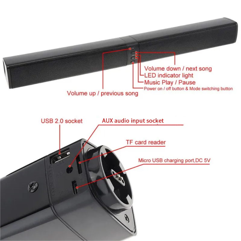 Soundbar ที่มีประสิทธิภาพเสียง - Home Cinema Subwoofer บทวิจารณ์และราคา