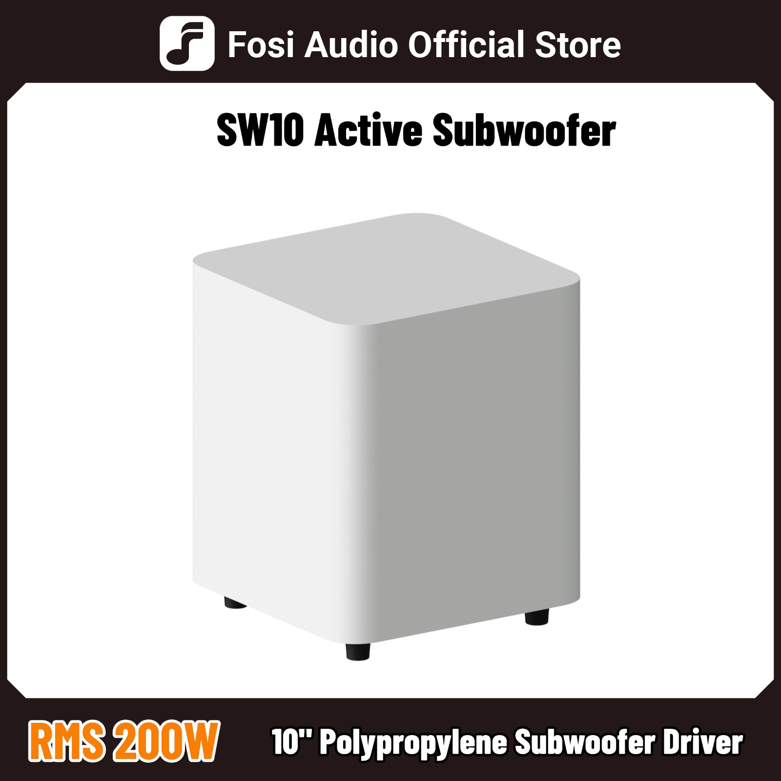 ซับวูฟเฟอร์ Fosi Audio SW10 แอ - Home Cinema Subwoofer บทวิจารณ์และราคา