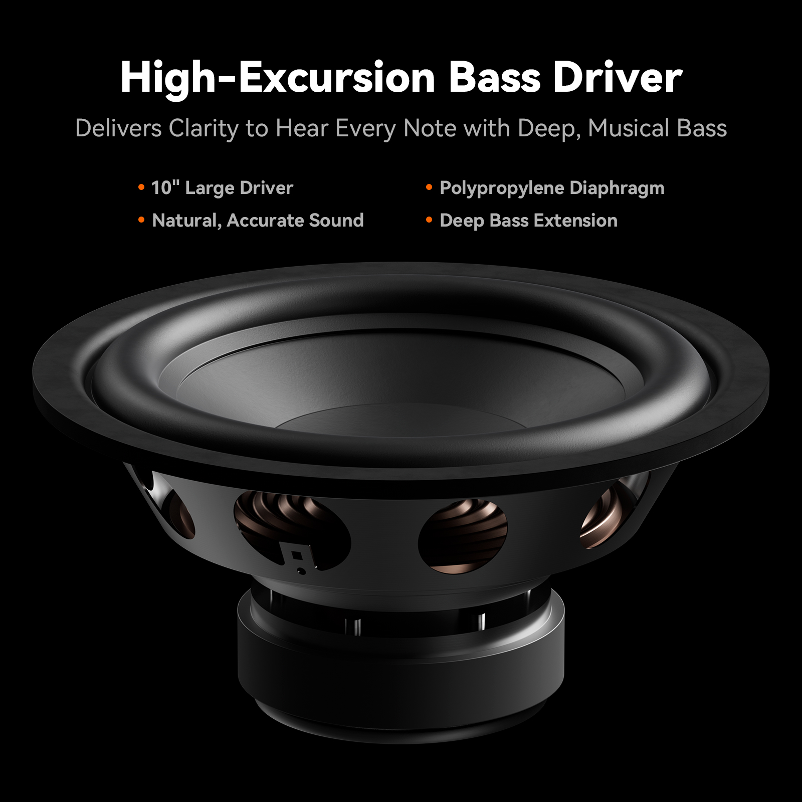 ซับวูฟเฟอร์ Fosi Audio SW10 แอ - Home Cinema Subwoofer บทวิจารณ์และราคา