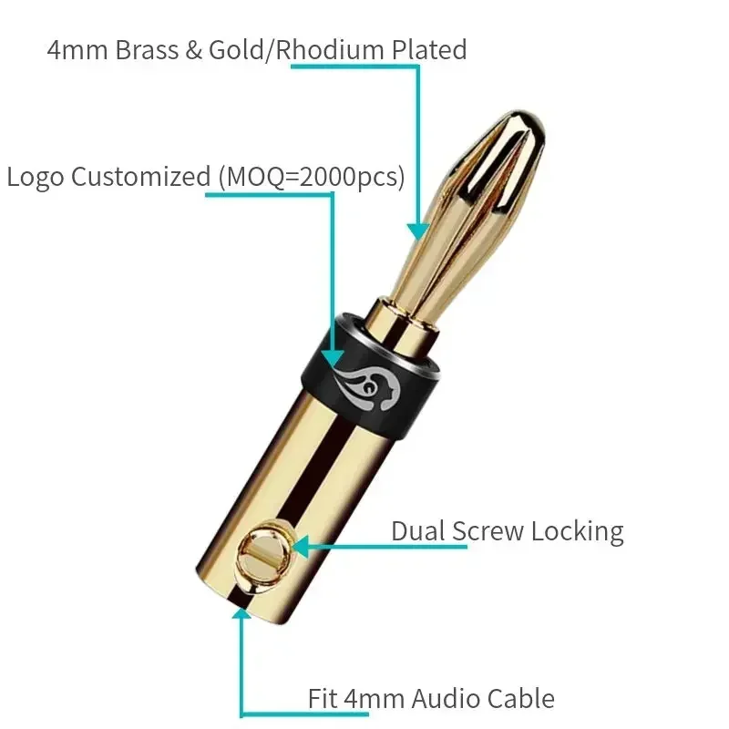 ขั้วต่อปลั๊กกล้วย 4 มม.Audio T - Home Cinema Hifi บทวิจารณ์และราคา