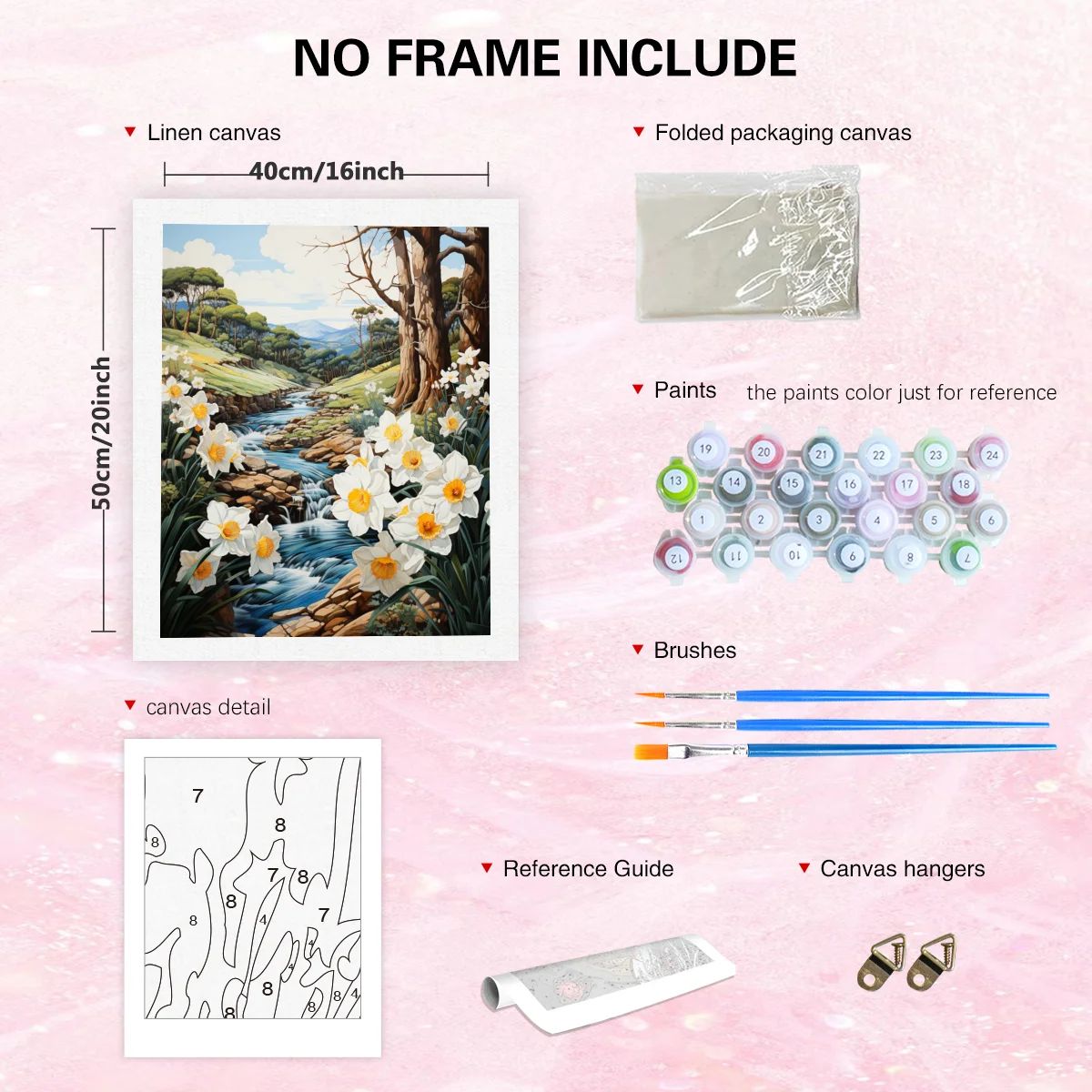 ภาพวาด gatyztory ด้วยตัวเลขดอก - Home Cinema Wall Art บทวิจารณ์และราคา