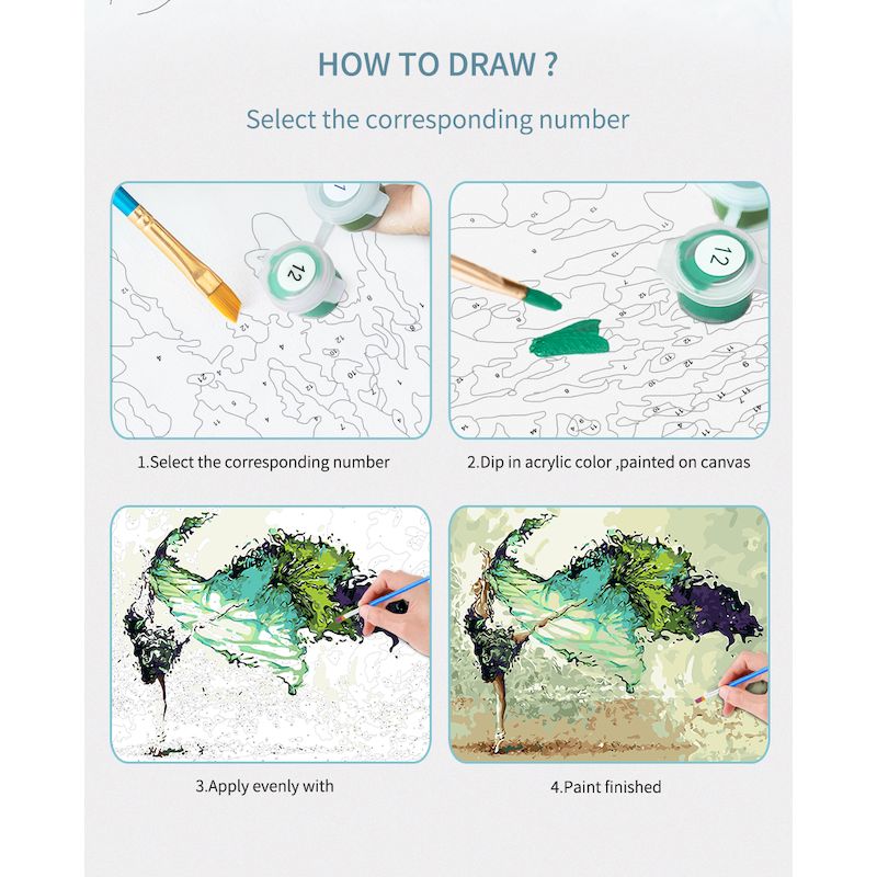 ภาพวาด gatyztory ด้วยตัวเลขดอก - Home Cinema Wall Art บทวิจารณ์และราคา