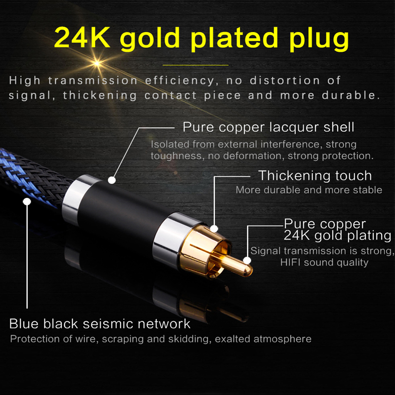 Hi-End DAC 75ohm Rca Rca Digit - Home Cinema Subwoofer บทวิจารณ์และราคา