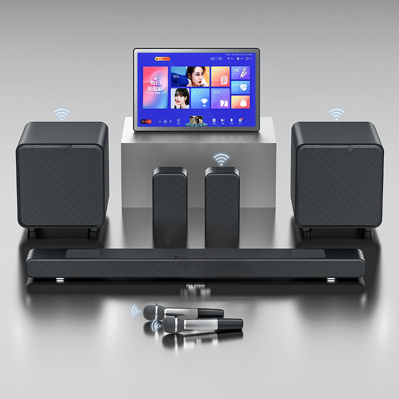 ทีวีจอแอลซีดี, สเตอริโอภายนอก, - Home Cinema Karaoke Projector บทวิจารณ์และราคา