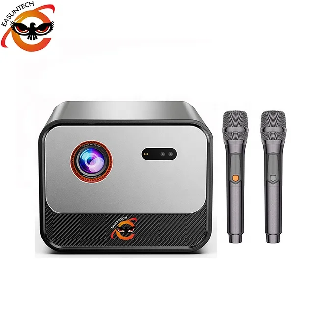 โปรเจคเตอร์พกพาขนาดเล็ก 2025 X - Home Cinema Karaoke Projector บทวิจารณ์และราคา
